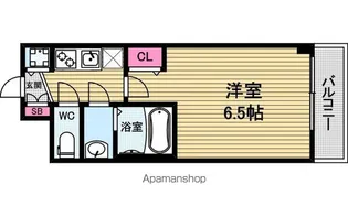 プレサンス大阪城公園ネクサス【5階】の間取り