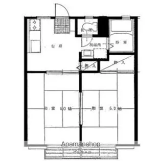 パナハイツ アイン【2階】の間取り