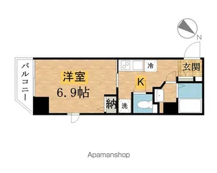 HILLS八王子台町【303号室】の間取り