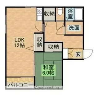 セシリアⅠ【3階】の間取り