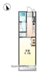サンコート阿方【105号室】の間取り