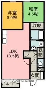 ウイングヒルズ【1階】の間取り