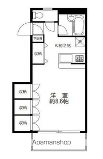 目黒ガーデンハウス【3階】の間取り