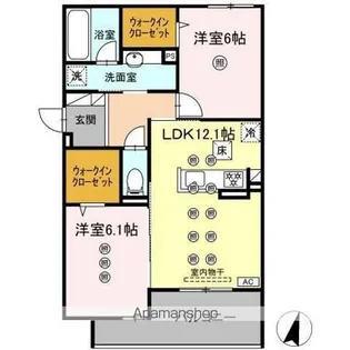 フィオーレ【1階】の間取り