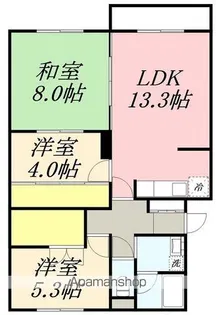 レジデンスホープ【2階】の間取り
