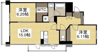 カサ・セグーラ幸町【4階】の間取り