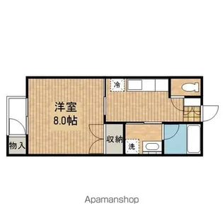 パレ・ソワイユ【102号室】の間取り