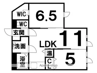 ヴェール220【3階】の間取り