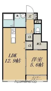 GROWTH TSUNEHISA【1階】の間取り