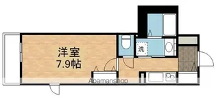 ボヌール立川【3階】の間取り