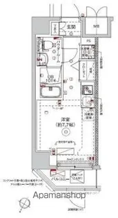RELUXIA 横濱西【7階】の間取り