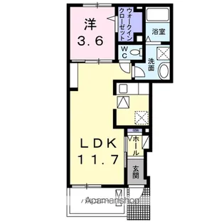 プレジール Ⅱ【1階】の間取り