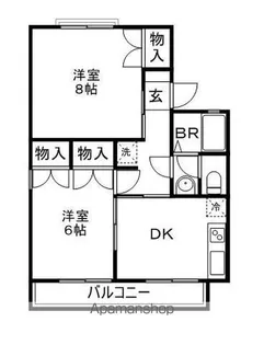 ライブタウン風間 D【2階】の間取り