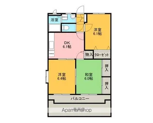 メゾンローリエ【1階】の間取り