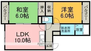 シャトー32【4階】の間取り