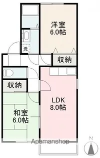 センチュリー香西A棟【1階】の間取り