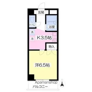 ジュネス北千種【5階】の間取り