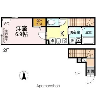 MIJAS KAMEARIーESTE【2階】の間取り