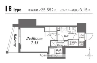 ZOOM池袋WEST【5階】の間取り