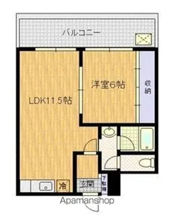 朝日プラザ大宝【2階】の間取り