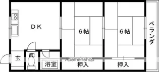 西禁野グリーンハイツ【1階】の間取り