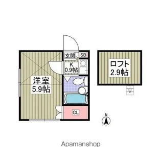 北松戸第7レジデンス【1階】の間取り