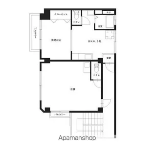 シャトーブラン【2階】の間取り