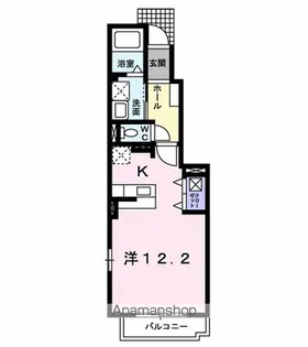 クレメント・リヴァー A棟【1階】の間取り