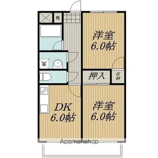 マルベリーハイツ2【201号室】の間取り