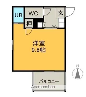 シャトル昭和町【307号室】の間取り