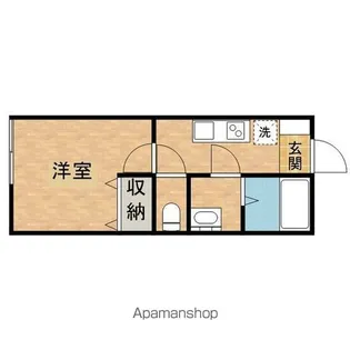 グランシャトー高幡不動【1階】の間取り