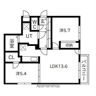 LA COLINA【4階】の間取り