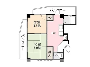塚本マンション【3階】の間取り