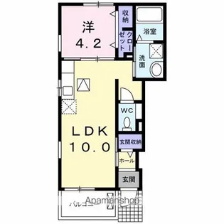 ポルト・ボヌールM Ⅰ【1階】の間取り