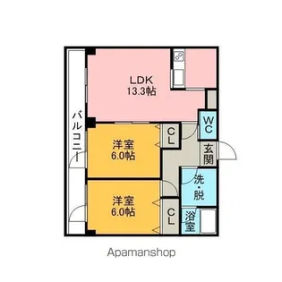 LIFE COMFORT【4階】の間取り