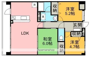 ウィスタリアオーク【5階】の間取り