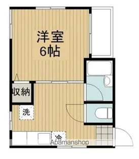 リトルフォレスト【1-D号室】の間取り