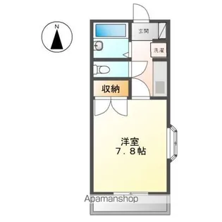 ユースパレス土井【201号室】の間取り