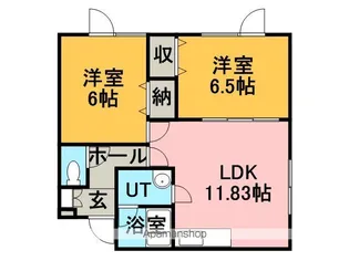 ドリーバーデン【2階】の間取り