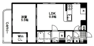 ティンクホーム【4階】の間取り