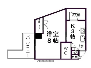 リブローネ南山【3L号室】の間取り