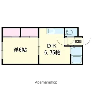 エスパシオ・コモド【1階】の間取り