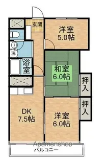 コーポ南沢【408号室】の間取り