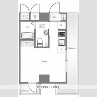 クリオ中野坂上壱番館【6階】の間取り