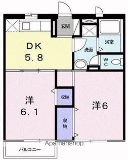 OMハイツⅡ【1階】の間取り