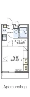 レオパレスシャトレーンⅡ【3階】の間取り