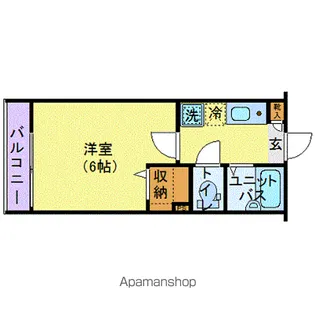 フェリーチェ阿佐ヶ谷Ⅴ【2階】の間取り