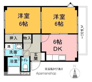 メゾーネ・ハナムラ【1階】の間取り