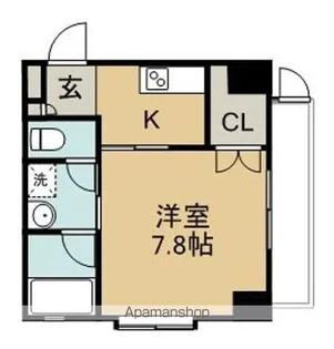 しゃとれ新寺【4階】の間取り