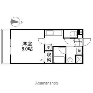 M’S ROSA【2階】の間取り